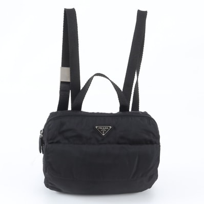 ■美品 プラダ テスート ナイロントライアングルロゴリュックサック