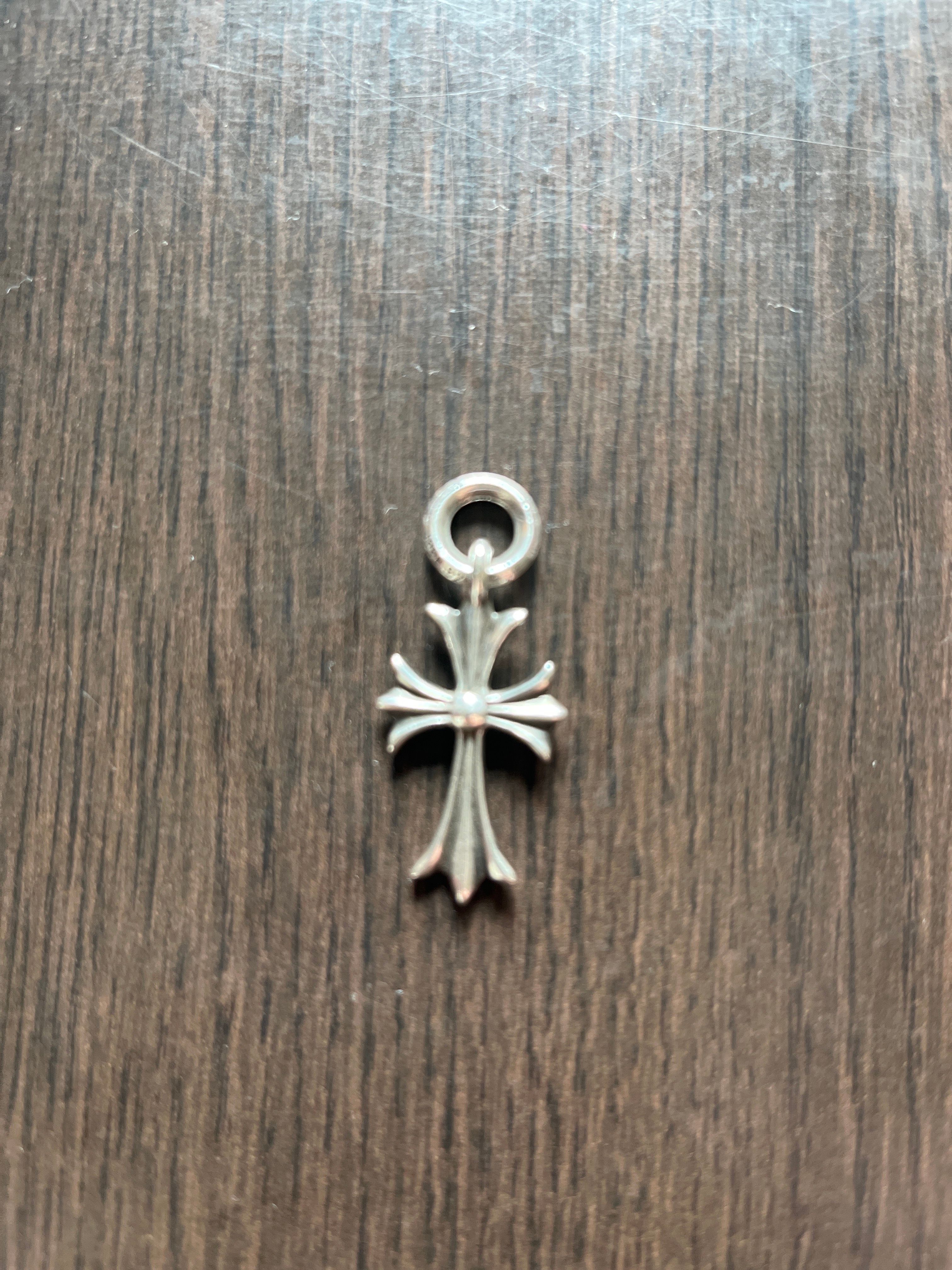 Chrome Hearts Tiny CH Cross Charm "Silver"