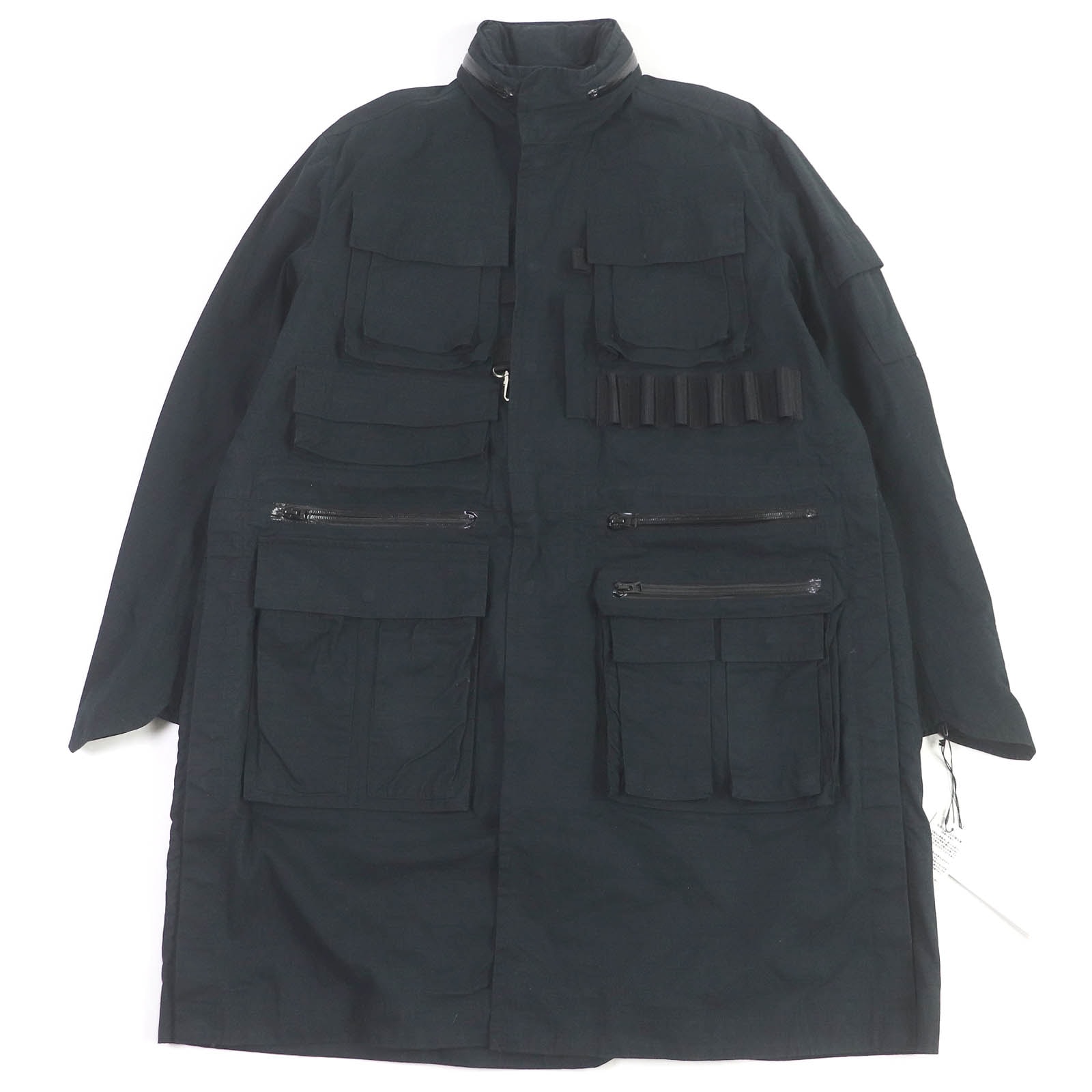 美品 サカイ
 ミリタリーコート Olmetex Rip Stop Blouson ブラック メンズ 1 23-03186M
