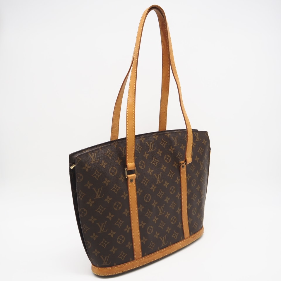 LOUIS VUITTON ルイ・ヴィトン モノグラム バビロン M51102 ハンドバッグ ブラウン コーティングキャンバス レザー レディース