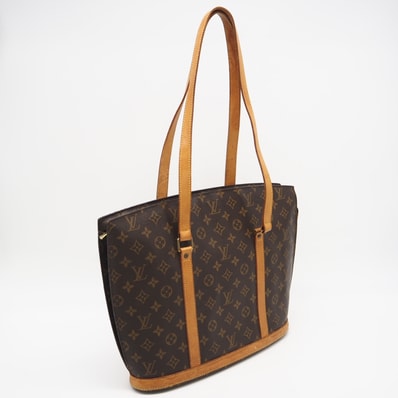 LOUIS VUITTON ルイ・ヴィトン モノグラム バビロン M51102 ハンドバッグ ブラウン コーティングキャンバス レザー レディース