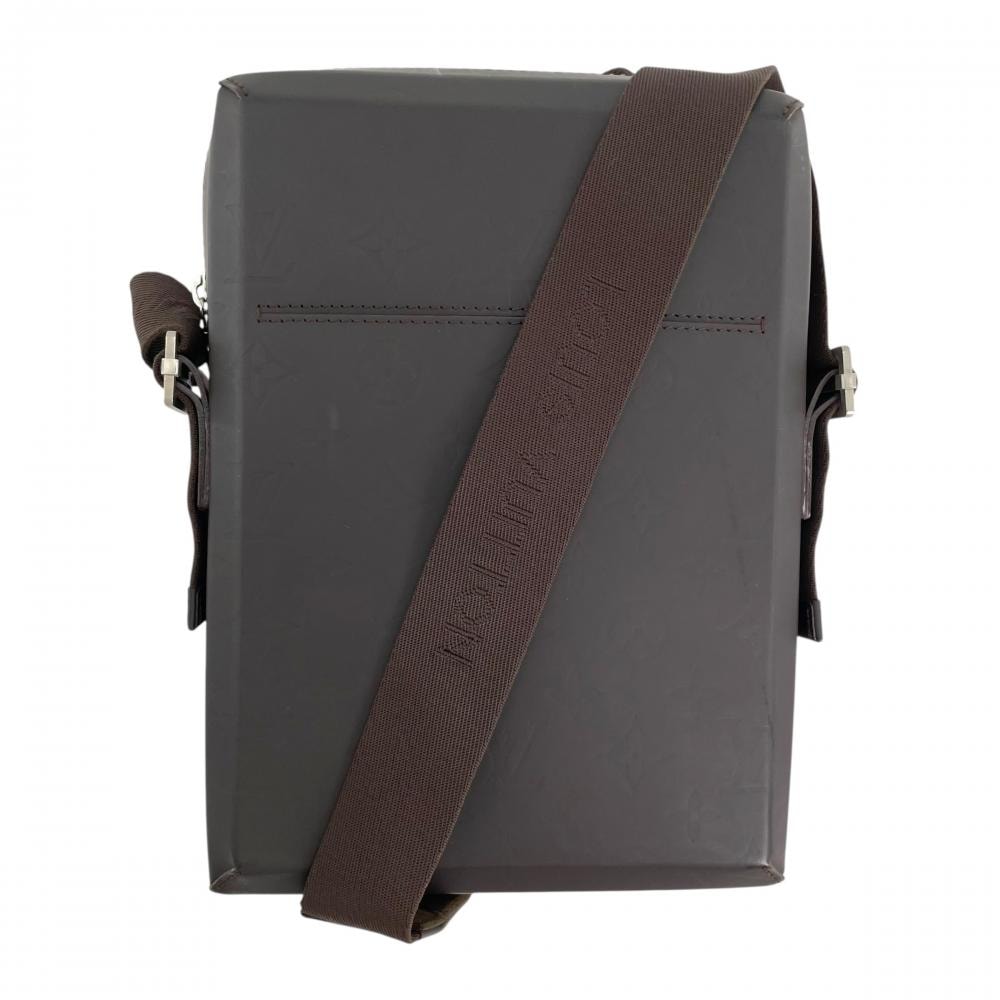 LOUIS VUITTON ルイヴィトン ショルダーバッグ モノグラムグラセ ボビー 斜め掛け M46520 カーフ    ブラウン 茶 シルバー金具 メンズ【中古品】