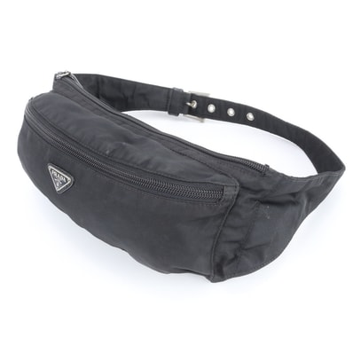 プラダ テスート ナイロントライアングルロゴウエスト バッグ