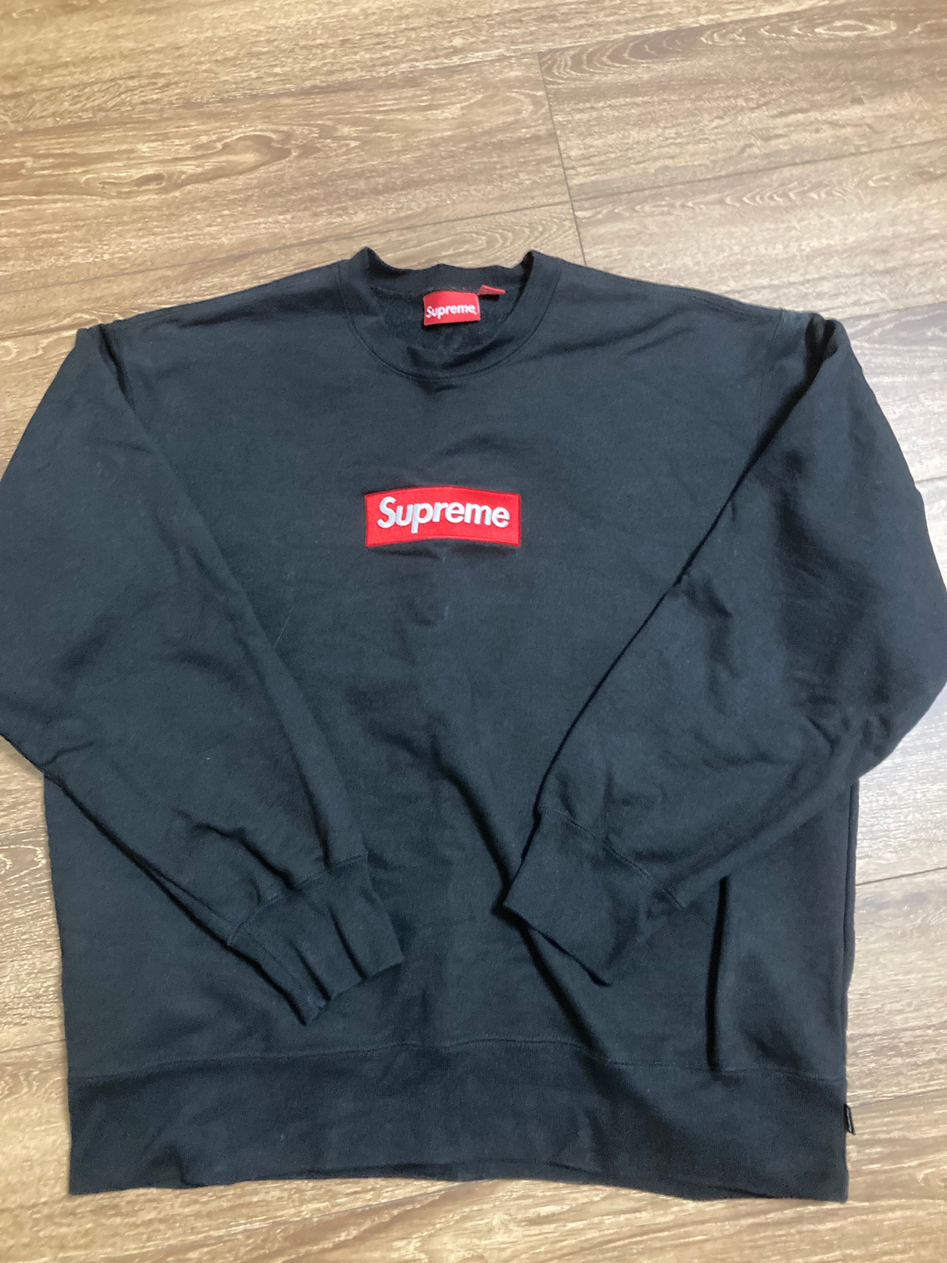 Supreme Box Logo Crewneck "Black" (22FW)