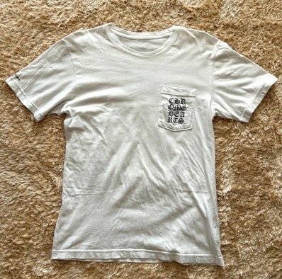 Chrome Hearts Vertical Logo S/S T-Shirt "White"