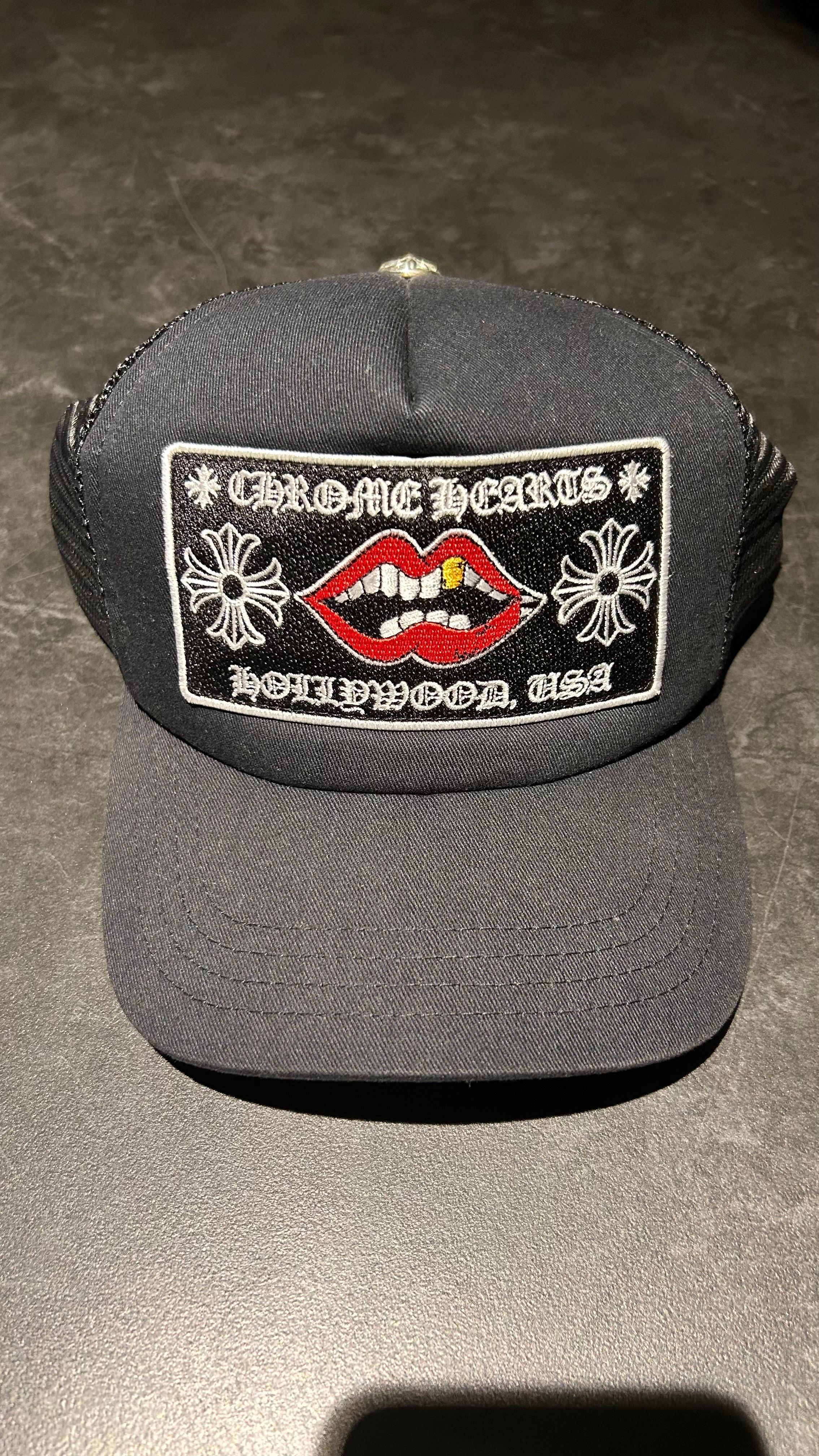Chrome Hearts Tracker Cap Chomper "Black"