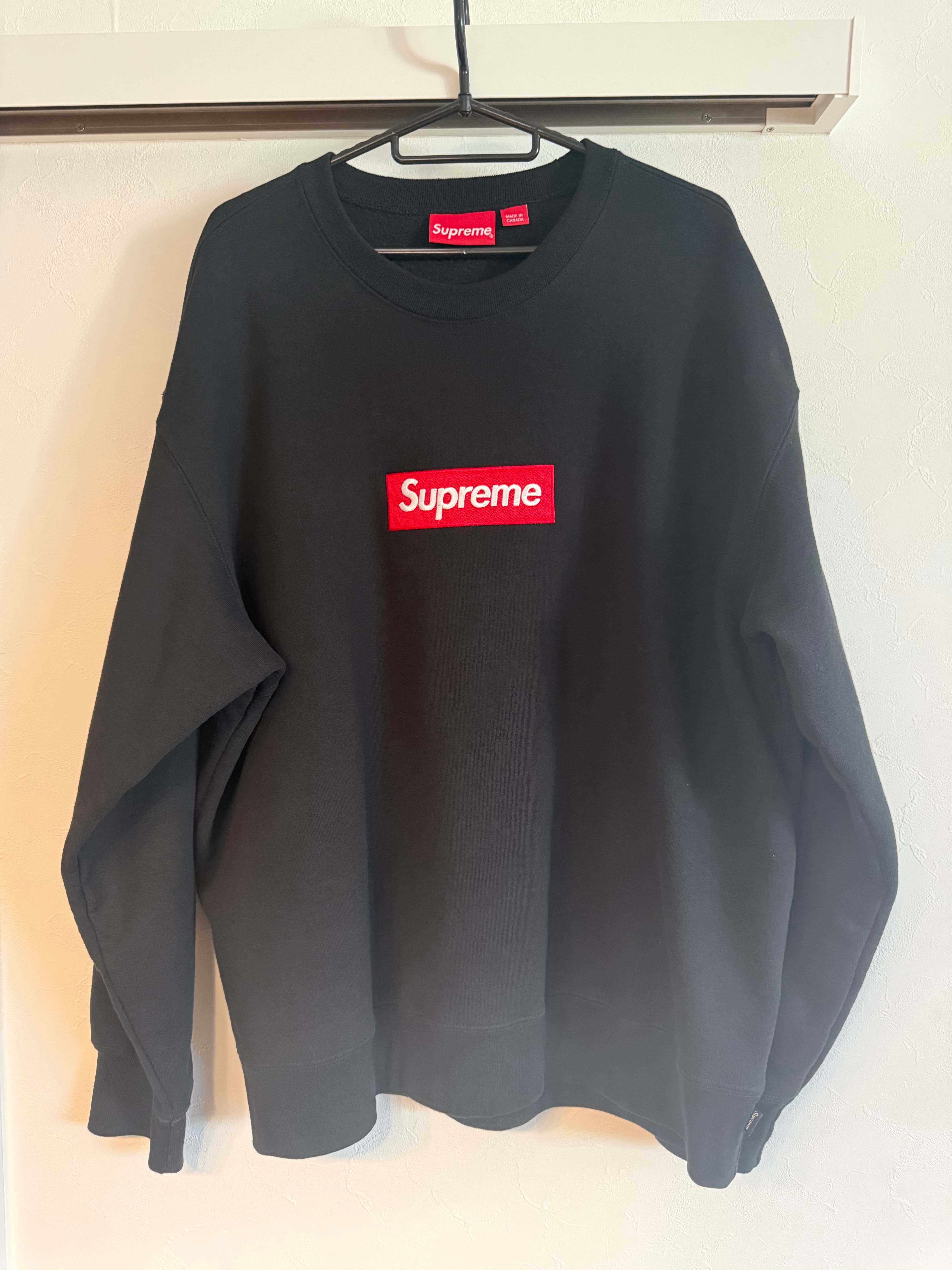 Supreme Box Logo Crewneck "Black" (22FW)