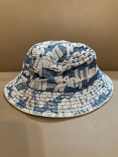 Supreme Fat Tip Jacquard Denim Crusher "Blue"