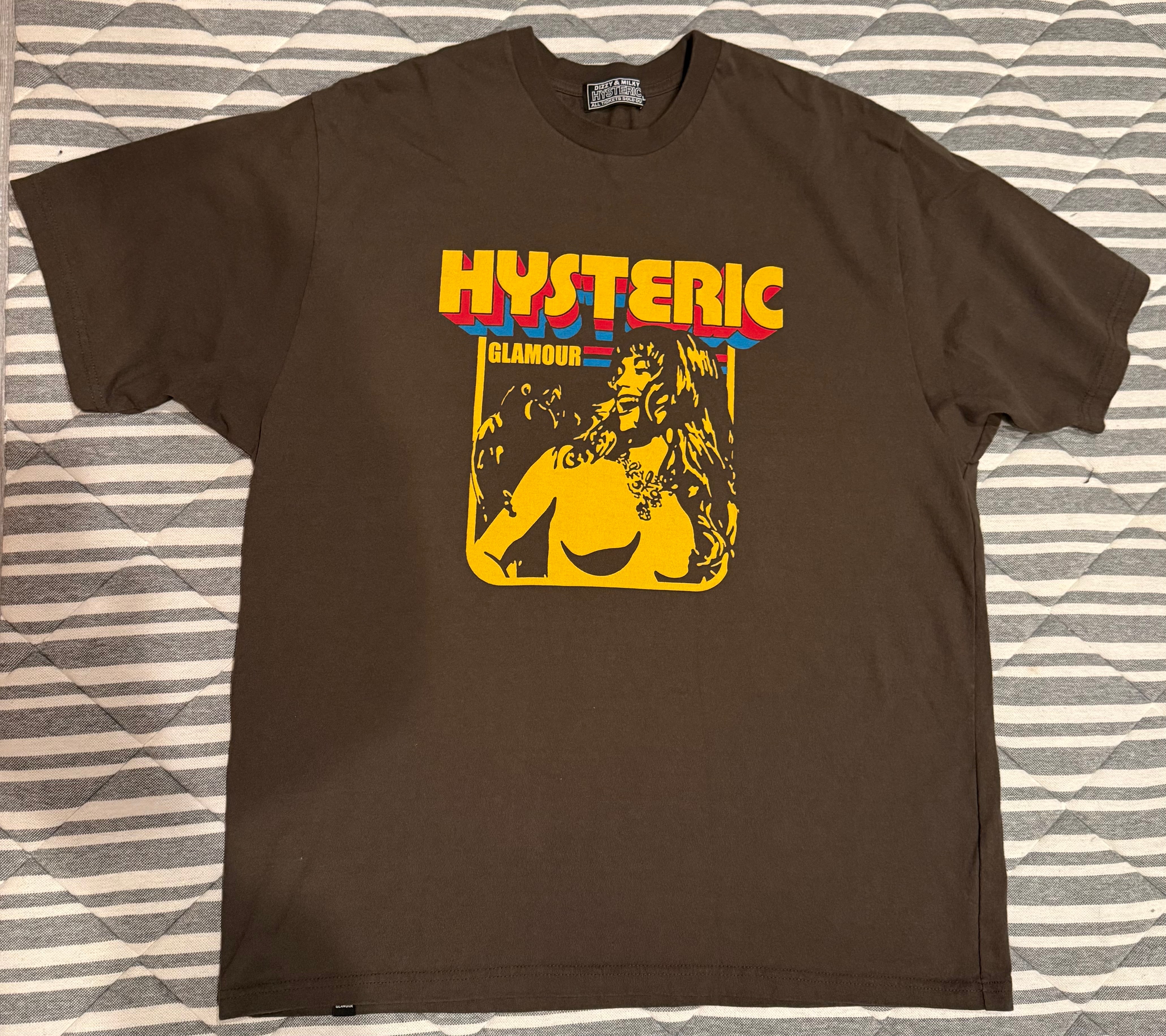 HYSTERIC GLAMOUR Hysteric Petworld T-Shirt "Brown"