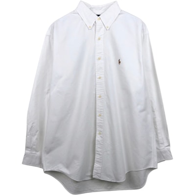 古着 ラルフローレン Ralph Lauren YARMOUTH 長袖 ボタンダウンシャツ メンズL相当/eaa676988