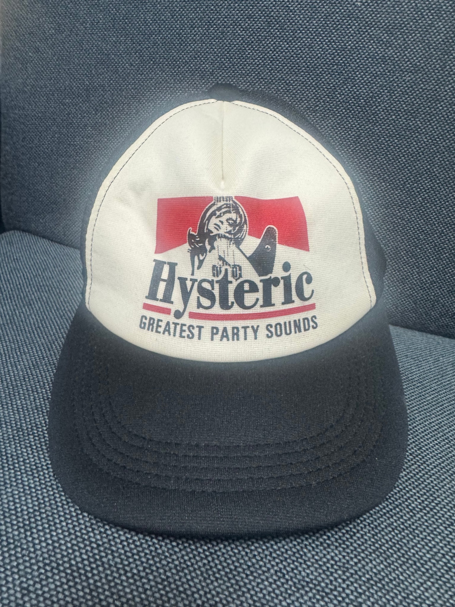 HYSTERIC GLAMOUR Guitar Girl Mesh Cap "Black" 02233QH05