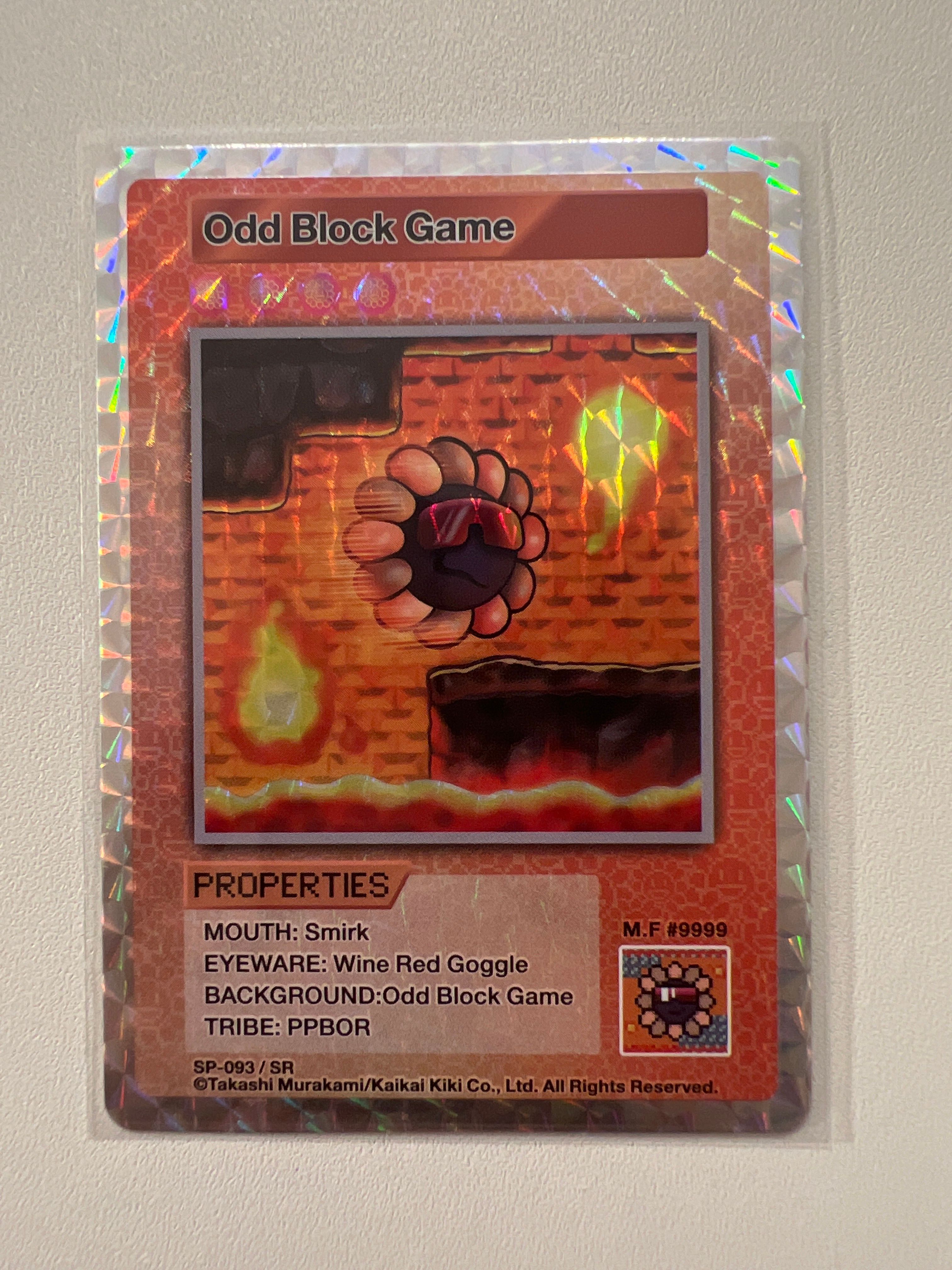 【PSA10】オッドブロックゲーム (英語/SR) 108フラワーズ　おまけ付き オッドブロックゲーム SR [SP-093]【英語版】(ムラカミフラワーズ 108