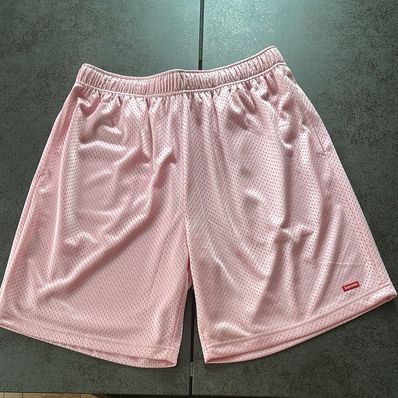 Supreme Small Box Baggy Mesh Short "Pink"