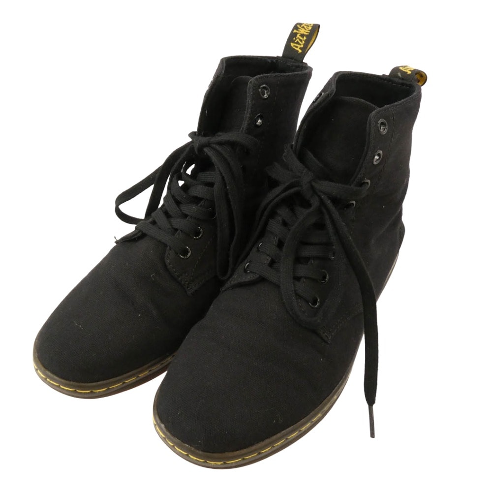 Dr.Martens ドクターマーチン スニーカー ALFIE 8ホール キャンバス スニーカー ブラック系 US10【中古】