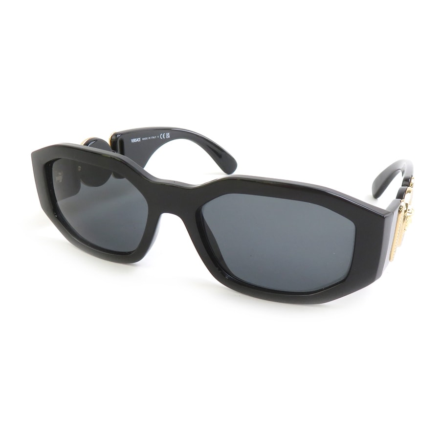 ヴェルサーチ VERSACE サングラス プラスチック ブラック ユニセックス【中古】 r11186k