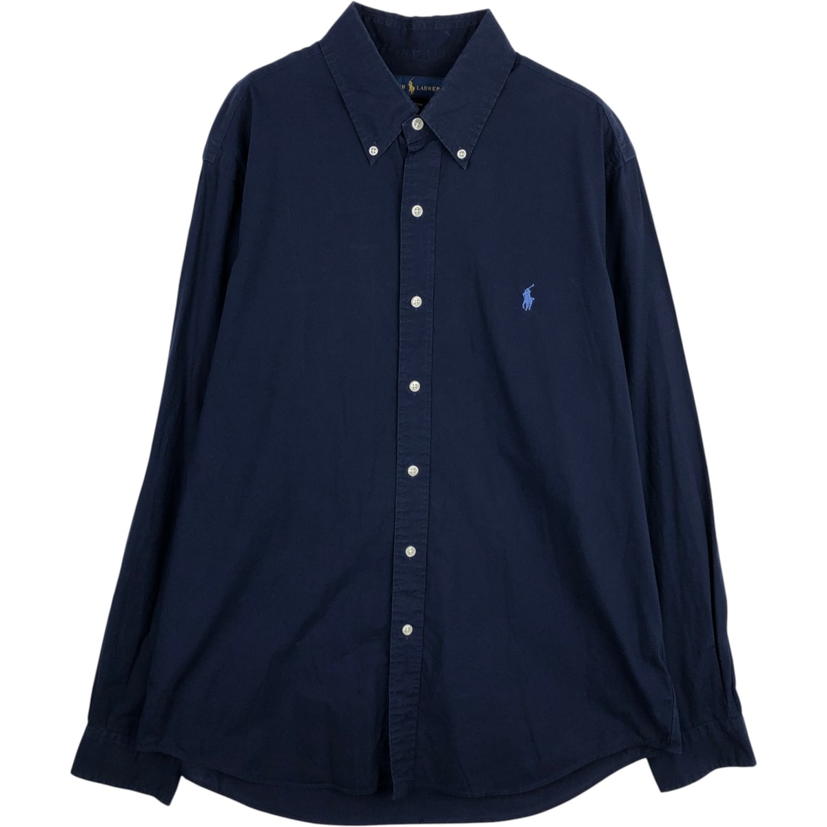 古着 ラルフローレン Ralph Lauren STRETCH 長袖 ボタンダウンシャツ メンズL相当/eaa634438