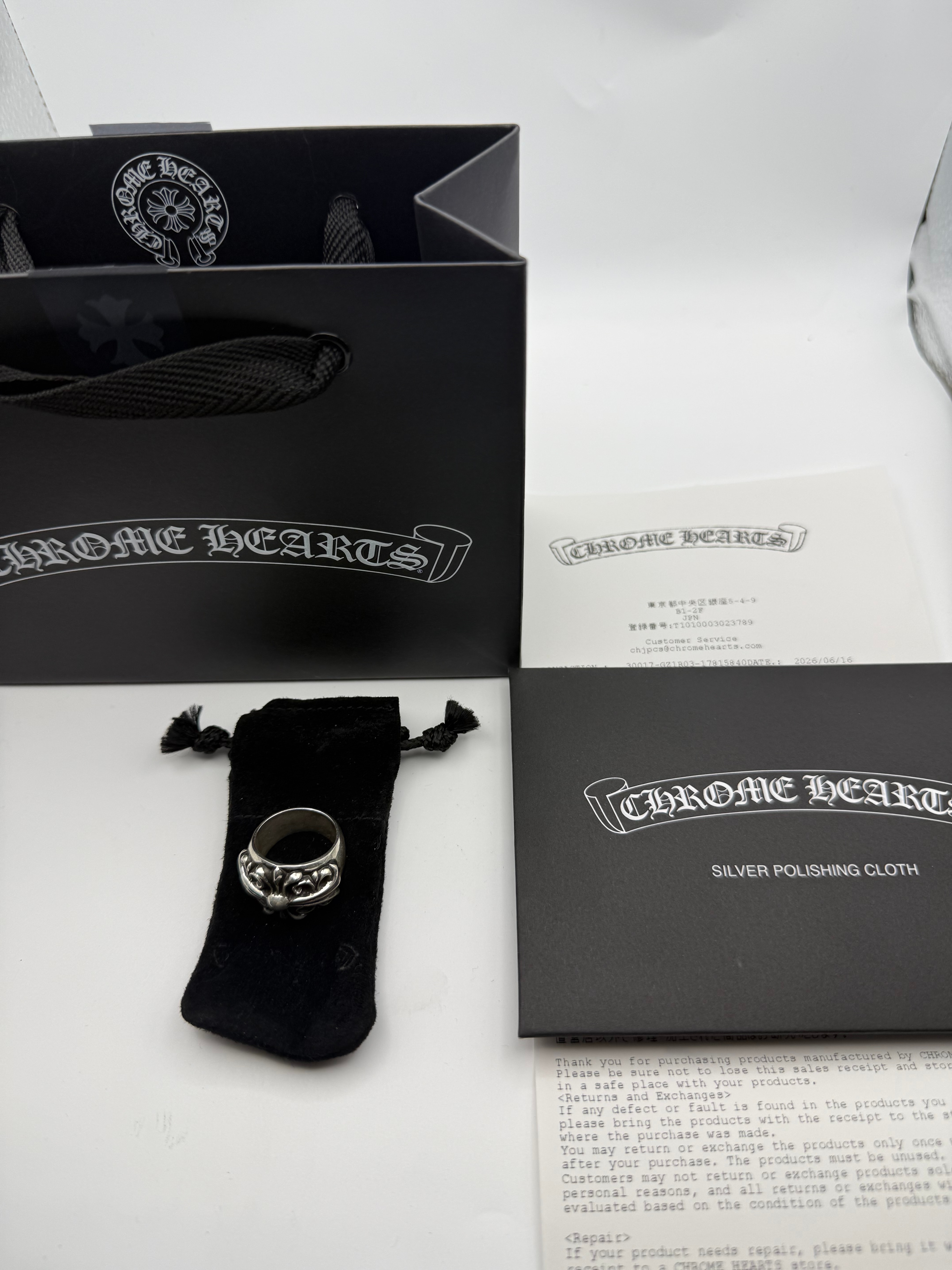 Chrome Hearts Keeper Ring "Silver"
