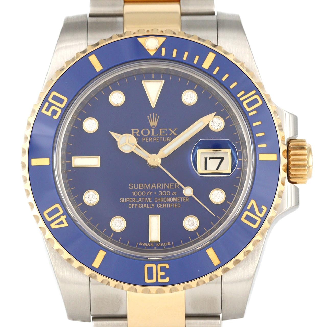 ロレックス サブマリーナーデイト 116613GLB SSxYG 自動巻 ランダム番