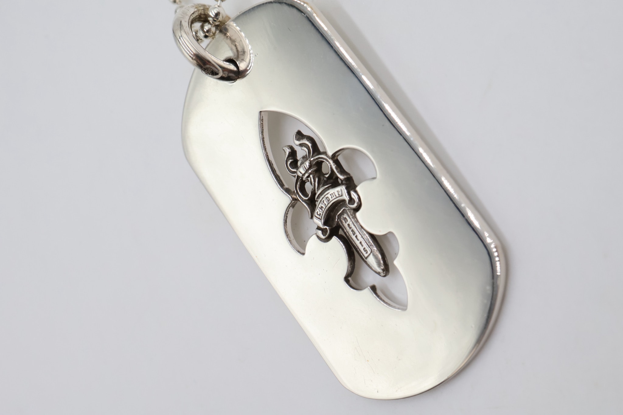 A (未使用に近い)】【新品】Chrome Hearts フラワーダガー ドックダグ