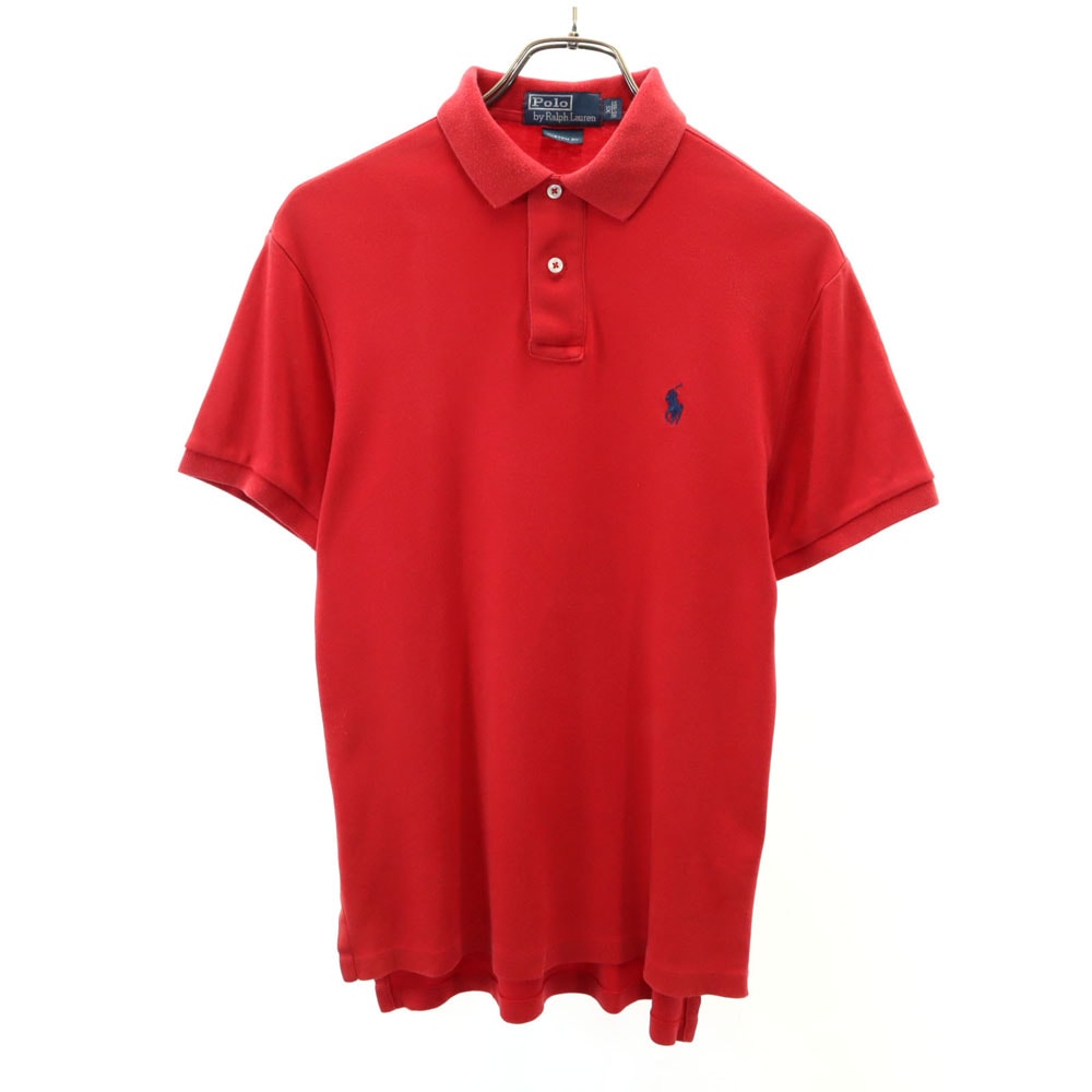 Polo by Ralph Lauren ポロバイラルフローレン 半袖 ポロシャツ XS レッド