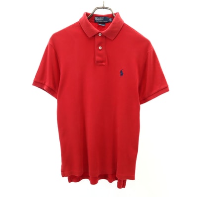 Polo by Ralph Lauren ポロバイラルフローレン 半袖 ポロシャツ XS レッド