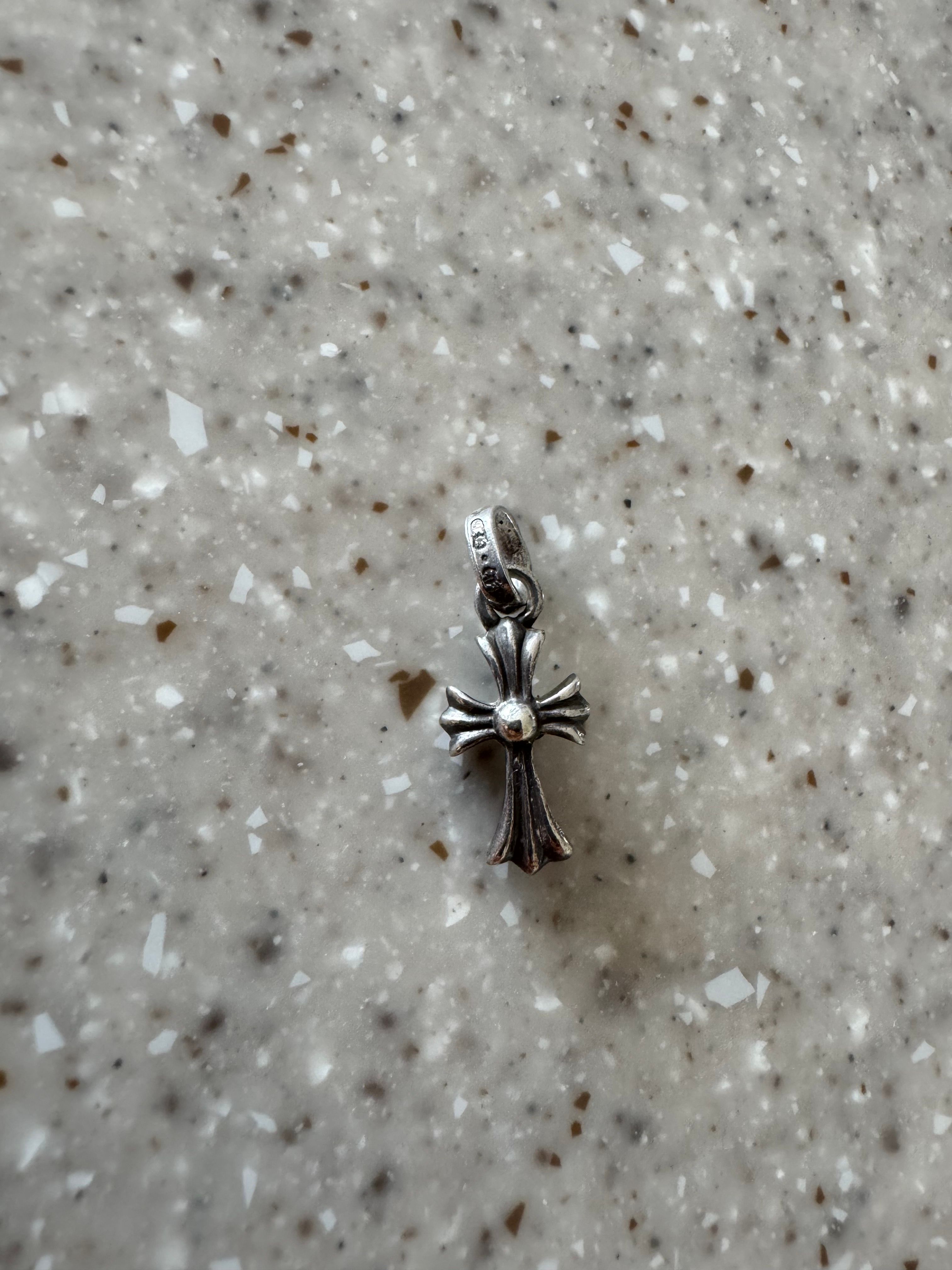 Chrome Hearts CH Cross Baby Fat Charm "Silver"