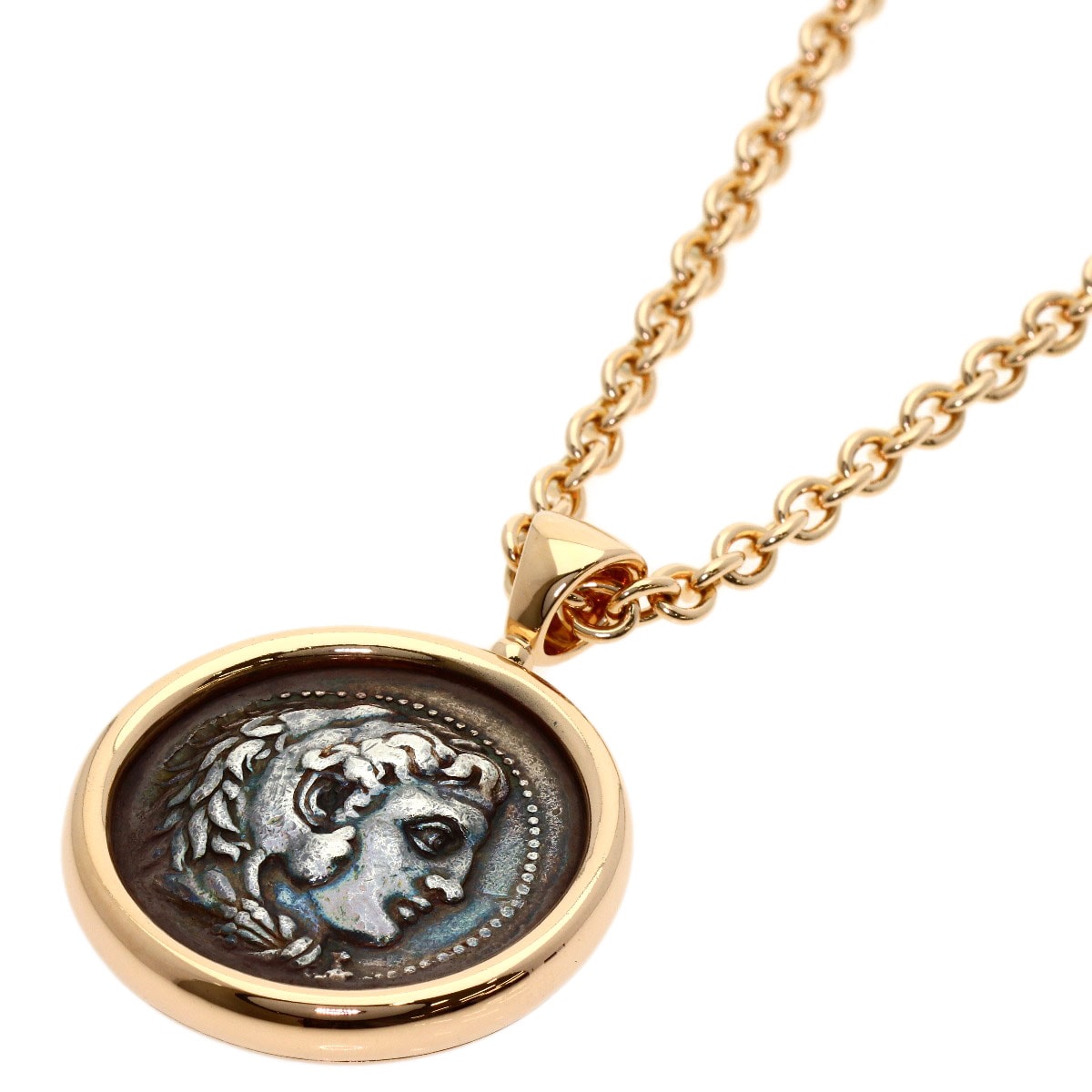 BVLGARI ブルガリ モネーテ ネックレス K18PG レディース [中古]