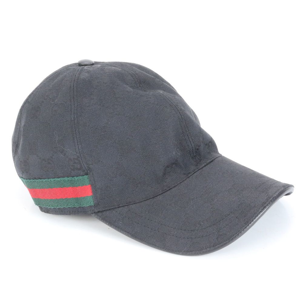 ■極美品 グッチ GGキャンバス シェリー ライン