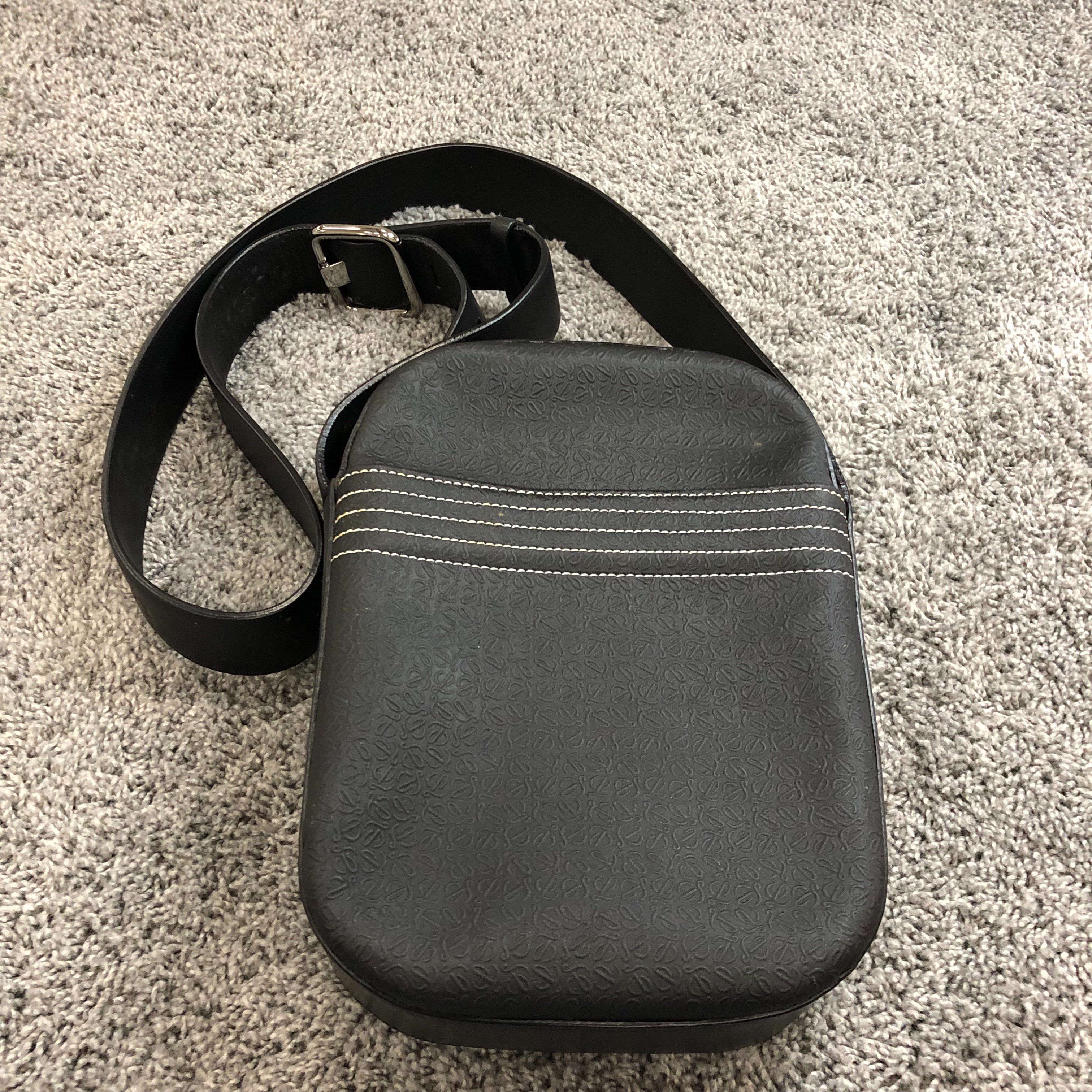 LOEWE Anagram Shoulder Bag "Black"