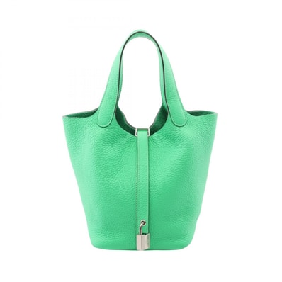 エルメス HERMES ピコタンロックPM ヴェールコミック ハンドバッグ バッグ トリヨンクレマンス トリヨンクレマンス B刻印(2023年製造) レディース グリーン系 【中古】