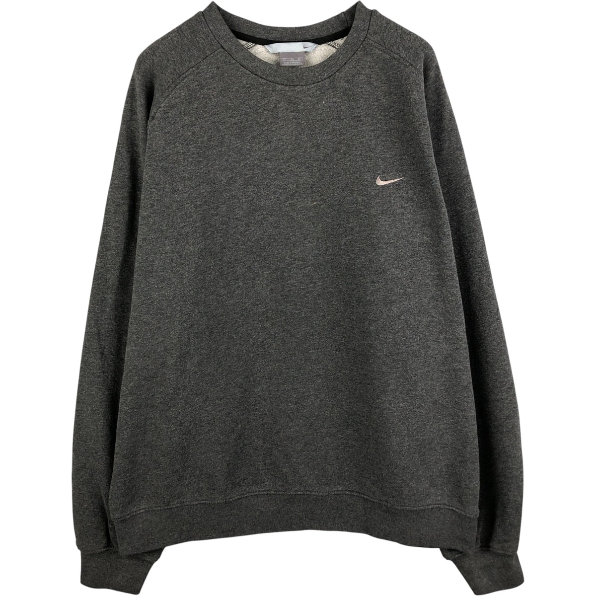 古着 00年代 ナイキ NIKE ワンポイントロゴスウェットシャツ トレーナー メンズXL相当/eaa590167