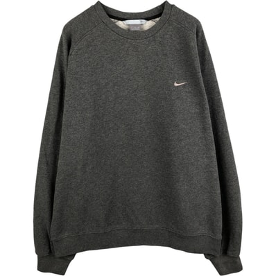 古着 00年代 ナイキ NIKE ワンポイントロゴスウェットシャツ トレーナー メンズXL相当/eaa590167