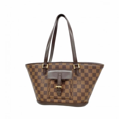 ★最終価格★SALE【6eb1389】ルイヴィトン ハンドバッグ ダミエ マノスクPM N51121 エベヌ【中古】レディース