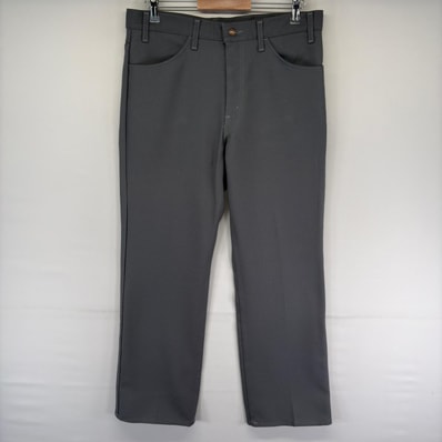 古着 90's/90年代 リーバイス Levi's USA製 パンツ スラックス ブーツカット フレア スコービルジッパー w36 L32 グレー系 メンズ