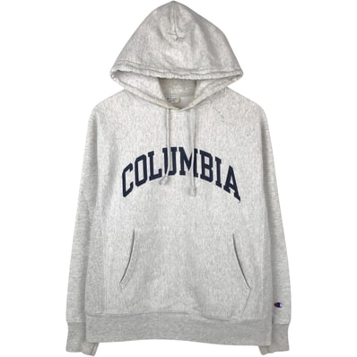 古着 チャンピオン Champion リバースウィーブ 復刻 単色タグ COLUMBIA コロンビア大学 カレッジ スウェットプルオーバーパーカー メンズM相当/eaa671831