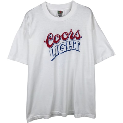 古着 00年代 フルーツオブザルーム FRUIT OF THE LOOM Coors Light クアーズライト アドバタイジングTシャツ メンズXL相当/eaa638209
