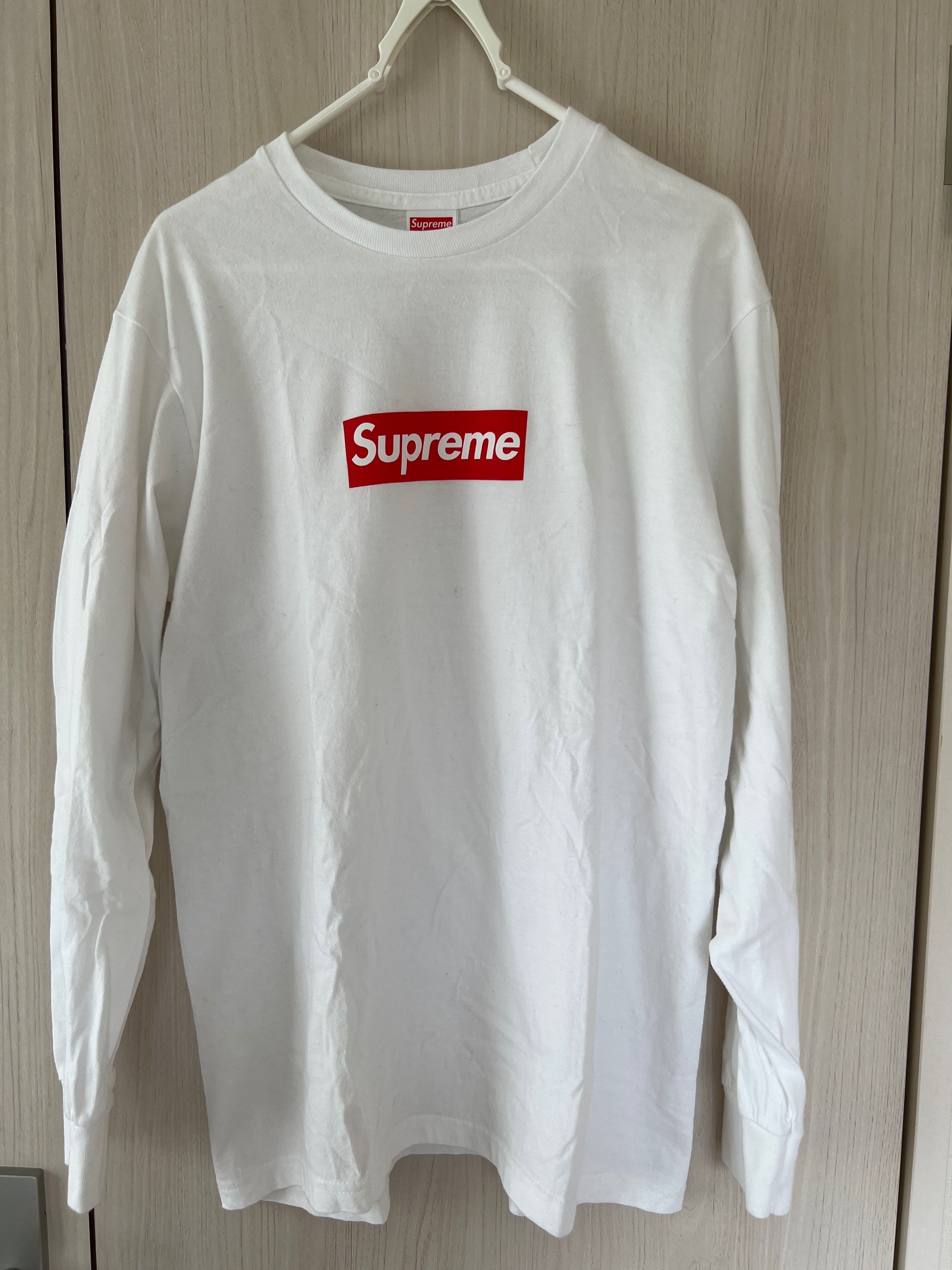 Supreme Box Logo L/S Tee "White"