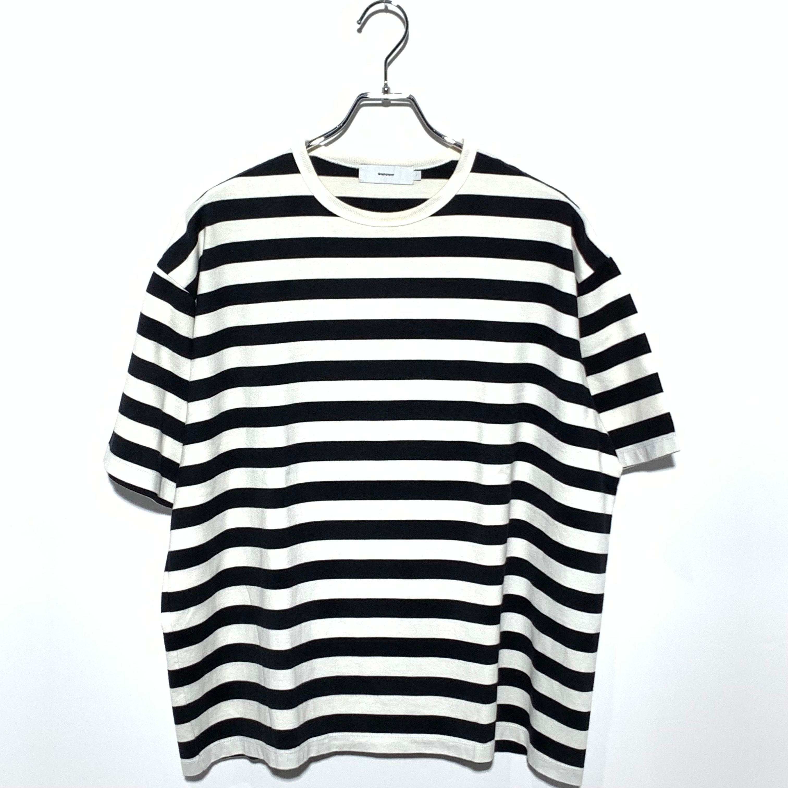 Graphpaper BORDER S/S Tee Black&White