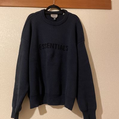 FEAR OF GOD ESSENTIALS / SSENSE Knit Sweater "Dark Navy"