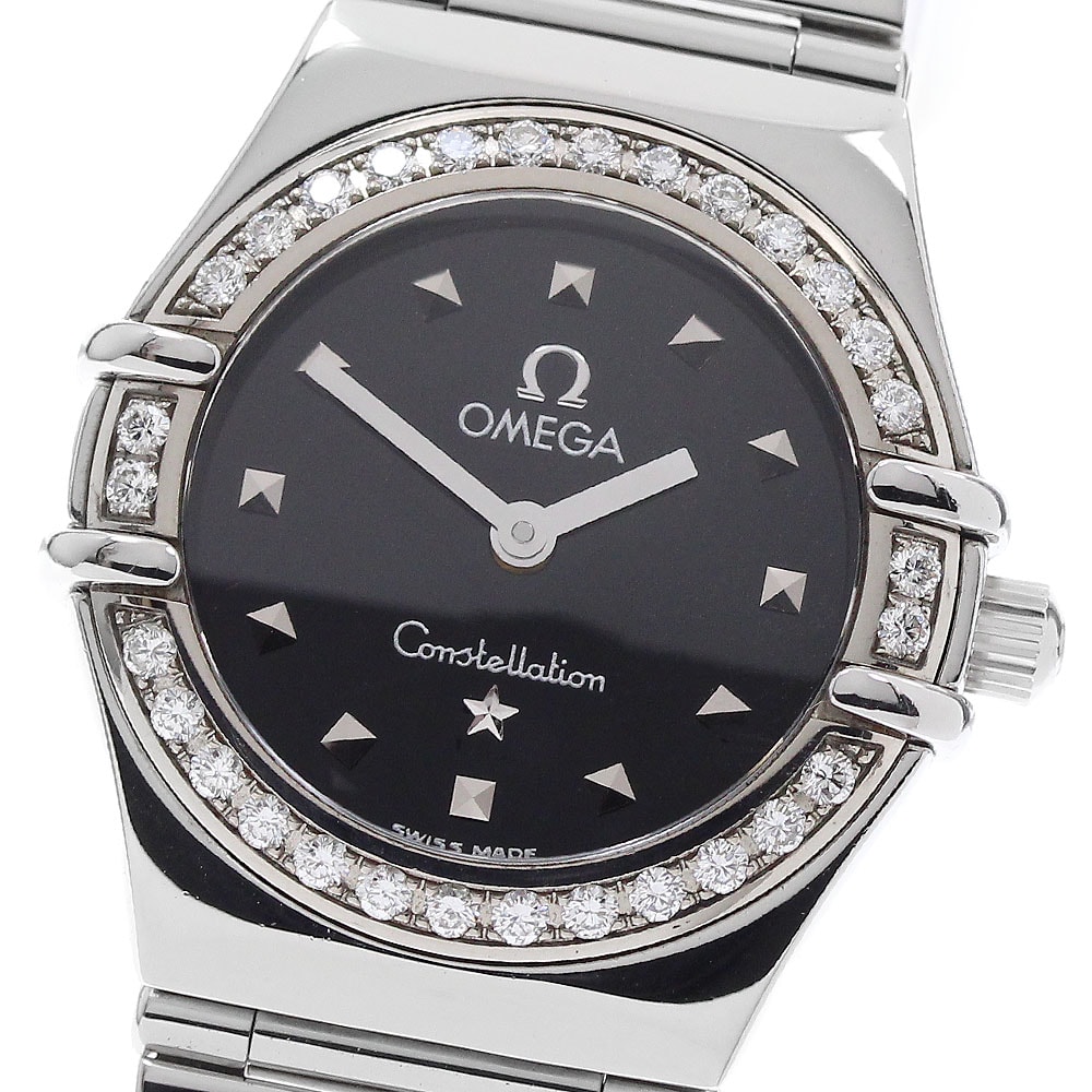 オメガ コンステレーション ミニマイチョイス レディース 【中古】