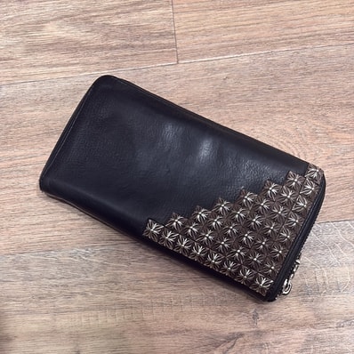 Chrome Hearts REC F Zip Zero Pyramid Studs Corner "Black/Silver"