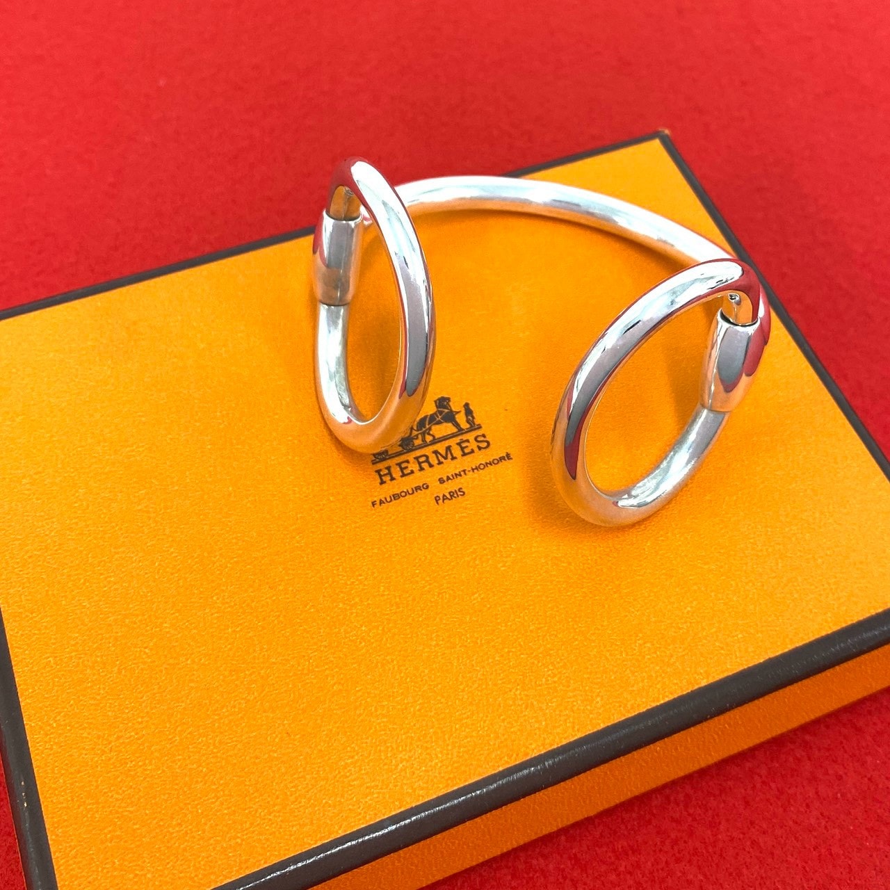 HERMES エルメス ナウシカ バングル シルバー925 バングル シルバー
 189-3