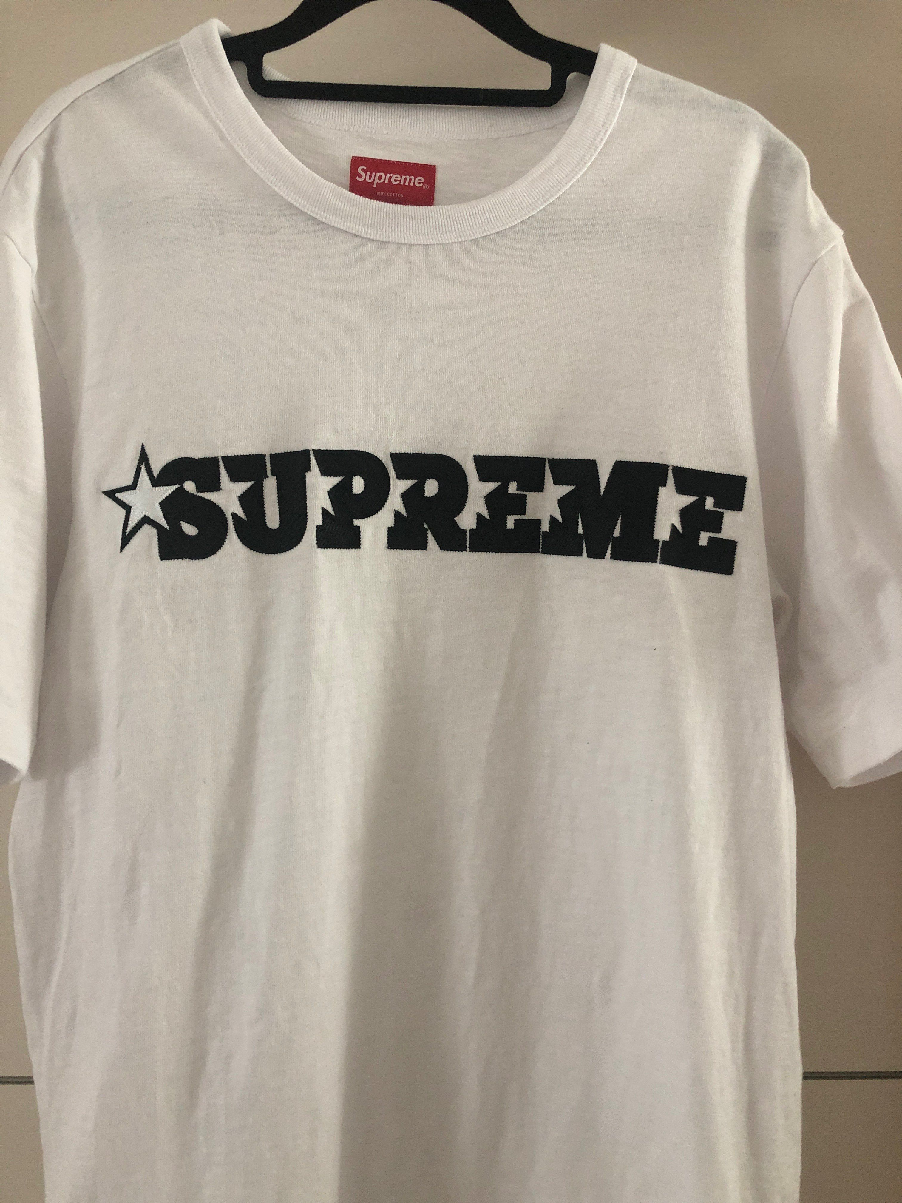 Supreme Star Logo S/S Top "White"