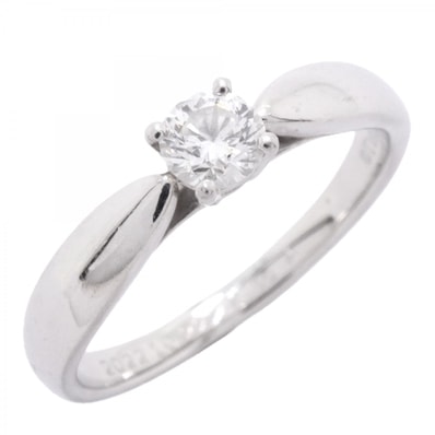 【6jfb0113】ティファニー リング ハーモニー Pt950 プラチナ ダイヤモンド 0.18ct 6.5号【中古】レディース