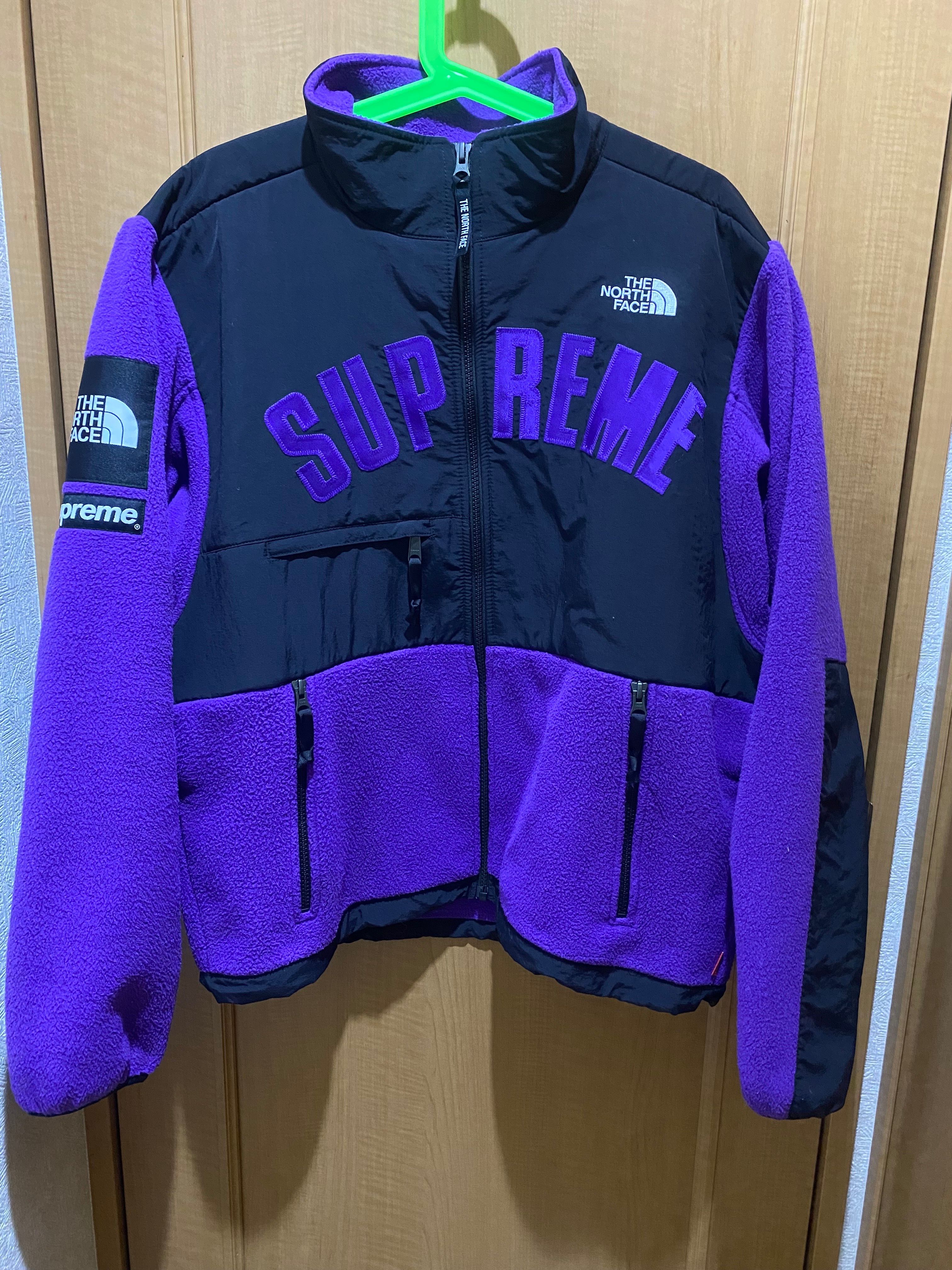 Supreme x The North Face Arc Logo Denali Fleece Jacket "Purple"