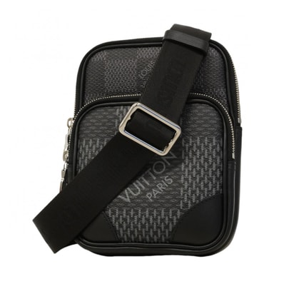 ★最終価格★SALE【6cd5757】ルイヴィトン ボディバッグ ダミエ・グラフィット 3D アマゾン スリングバッグ N50012 ブラック【中古】メンズ