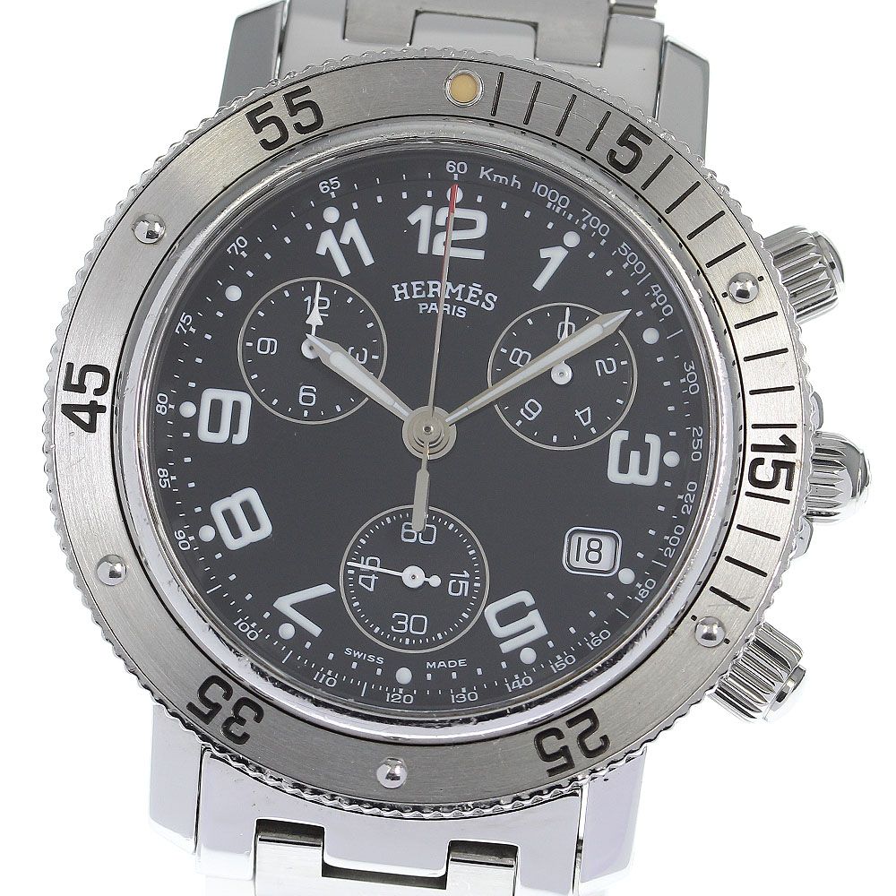 エルメス クリッパーダイバー クロノグラフ CL2.910 メンズ 【中古】