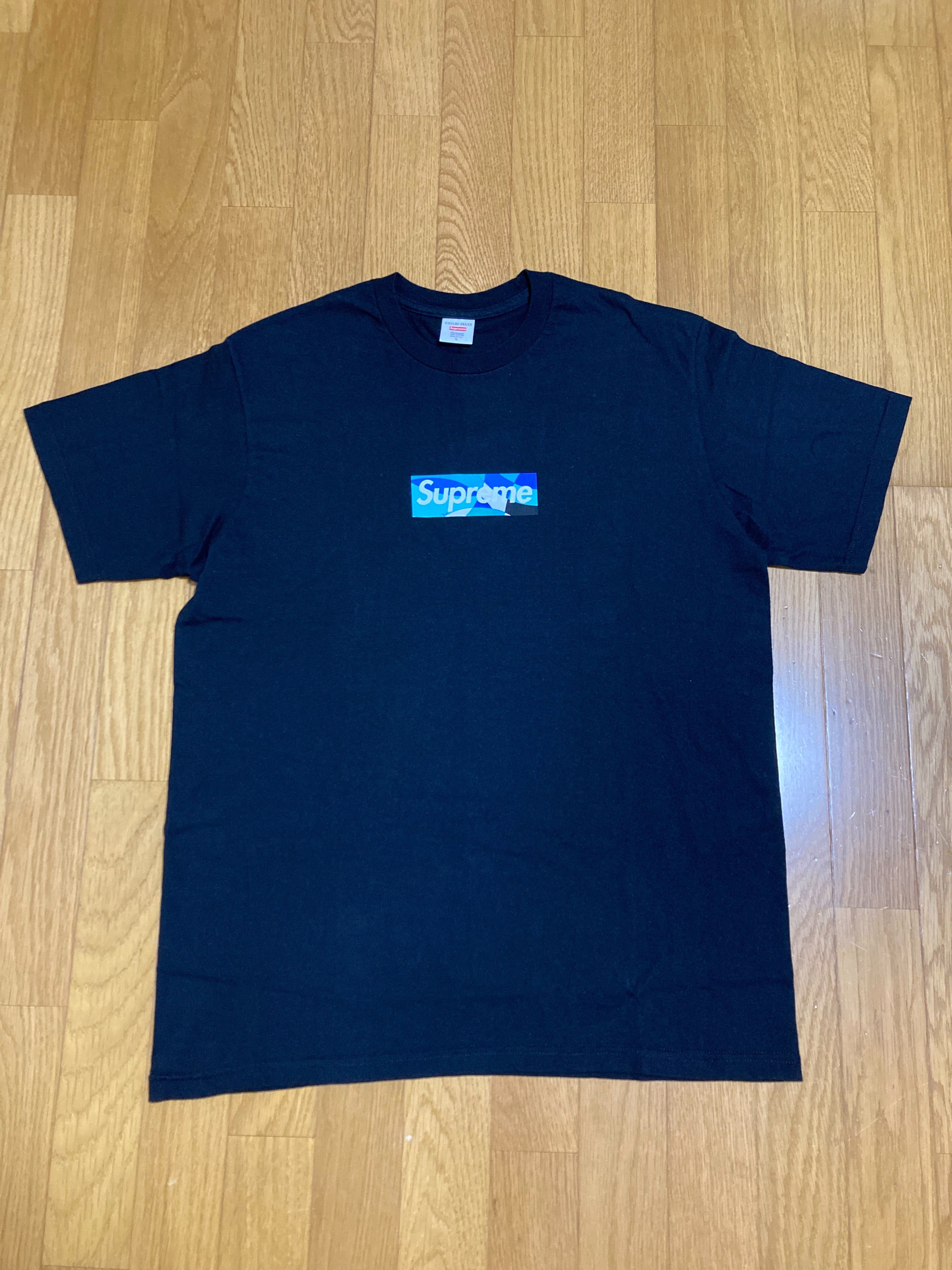 Supreme / Emilio Pucci® Box Logo Tee "Black/Blue"