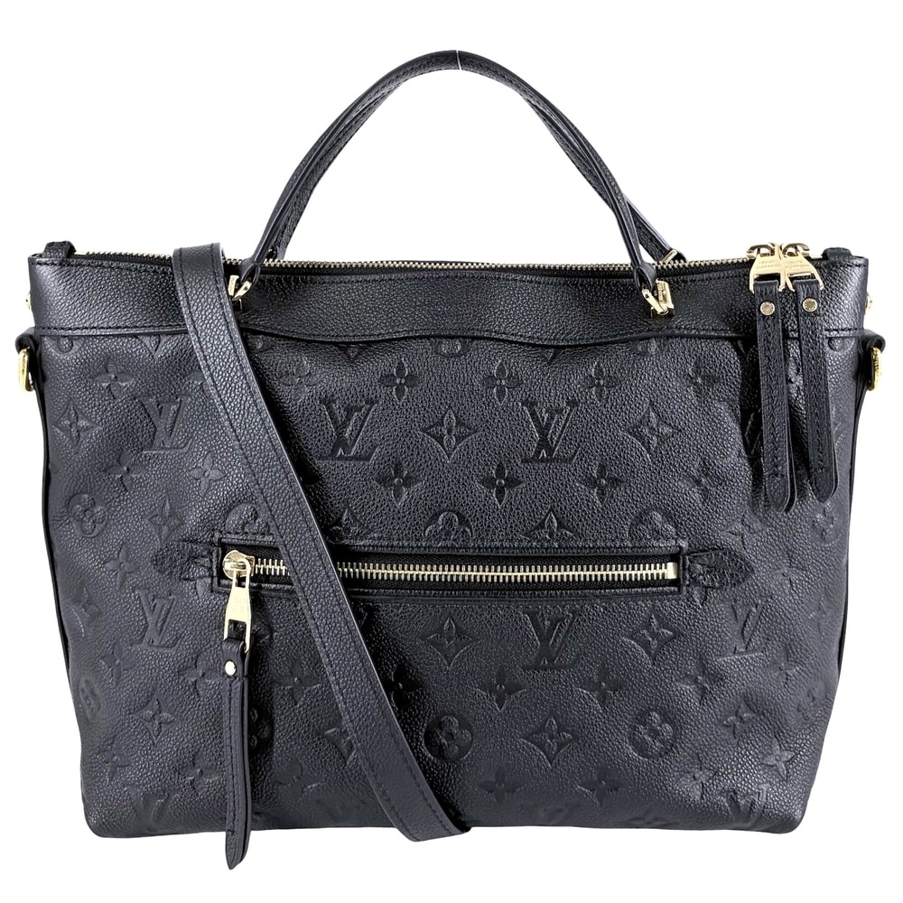 LOUIS VUITTON ルイヴィトン 2WAY バスティーユPM ハンドバッグ ショルダーバッグ 肩掛け 斜め掛け ミニバック ノワール M41162 モノグラムアンプラント ブラック 黒 ゴールド金具 レディース 美品【中古品】