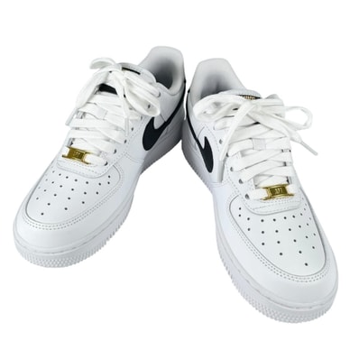 極美品 NIKE ナイキ AIR FORCE 1 '07 ESS CZ0270-102 スニーカー ホワイト ユニセックス 23.5 37.5 6.5【古着】【中古】